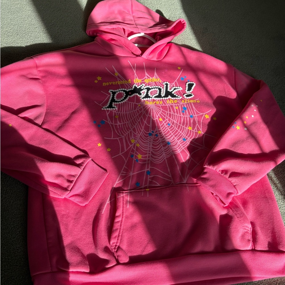 Men's Pink V-Neck Sweater